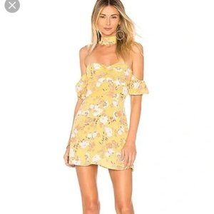 REVOLVE X ALE BY ALESSANDRA LUNA MINI DRESS IN MARIGOLD
